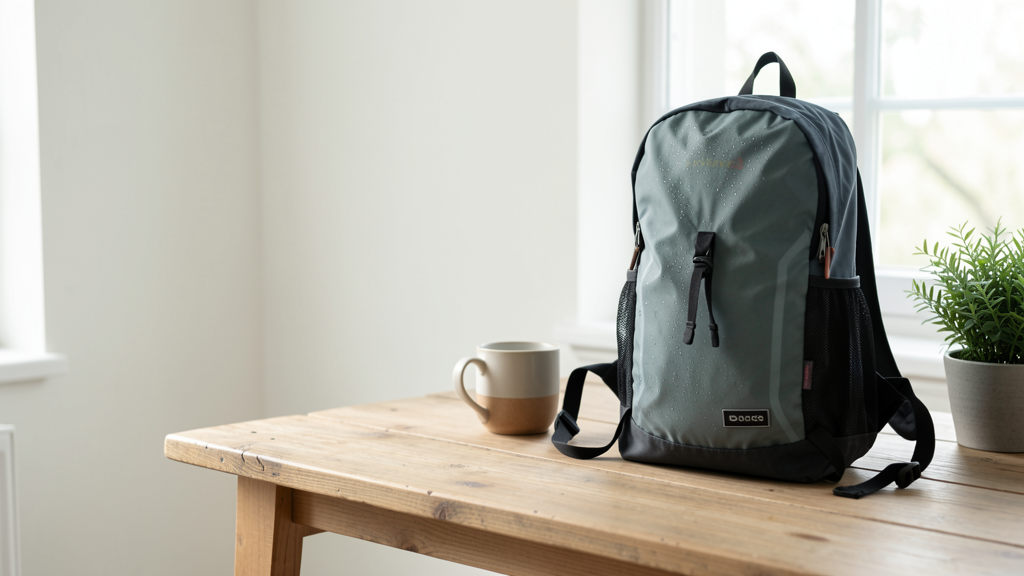 Detalle fotográfico relacionado con 3 características que diferencian una mochila impermeable real de una 'water-resistant' para tu excursión