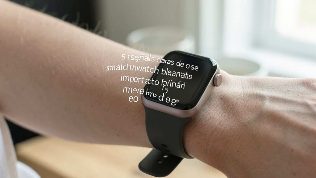 Detalle fotográfico relacionado con 5 señales claras de que ese smartwatch barato importado fallará en el primer mes de uso