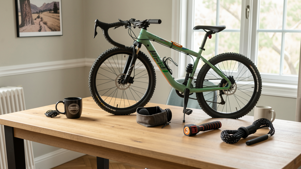 Imagen editorial que ilustra Cómo ajustar la suspensión de tu bicicleta de montaña para pesar 80 kg: guía paso a paso