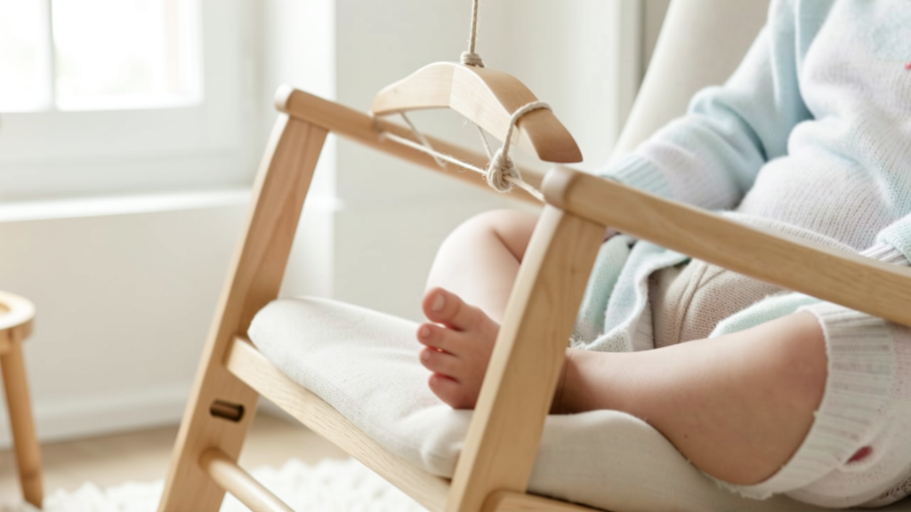 Detalle fotográfico relacionado con De las 3 mecedoras que probamos, solo una detuvo las cólicas de mi bebé a los 2 meses de vida