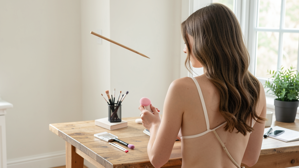 Imagen editorial que ilustra Mi factura de maquillaje bajó un 20% cuando dejé de usar la esponja falsa